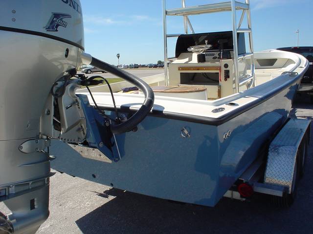 1969 222 flatback restored hammerhead boat works